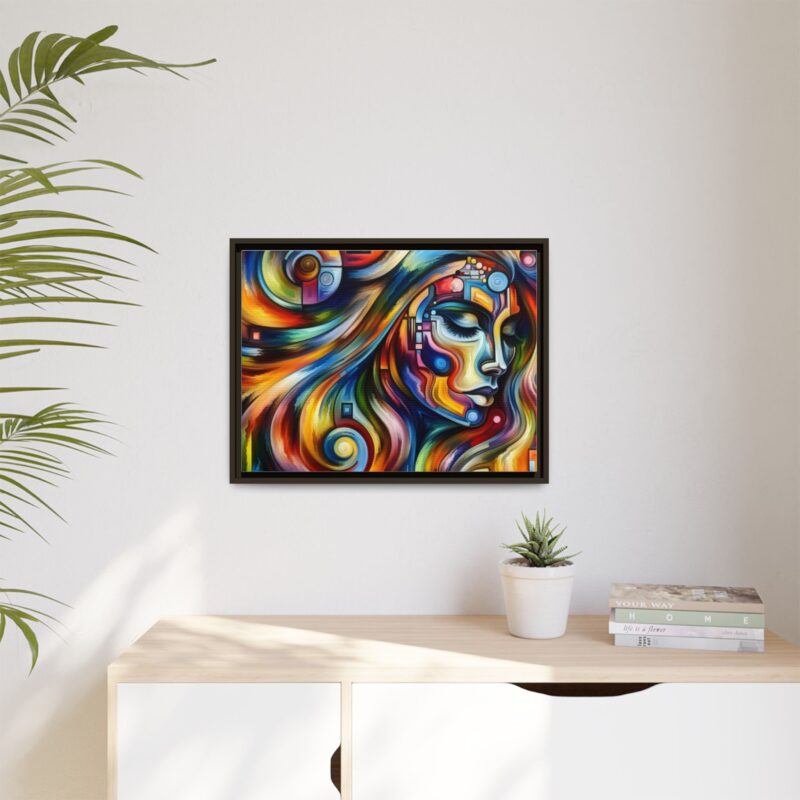 Abstract Woman Canvas Art - Elegant and Contemporary Wall Decor - Image 76