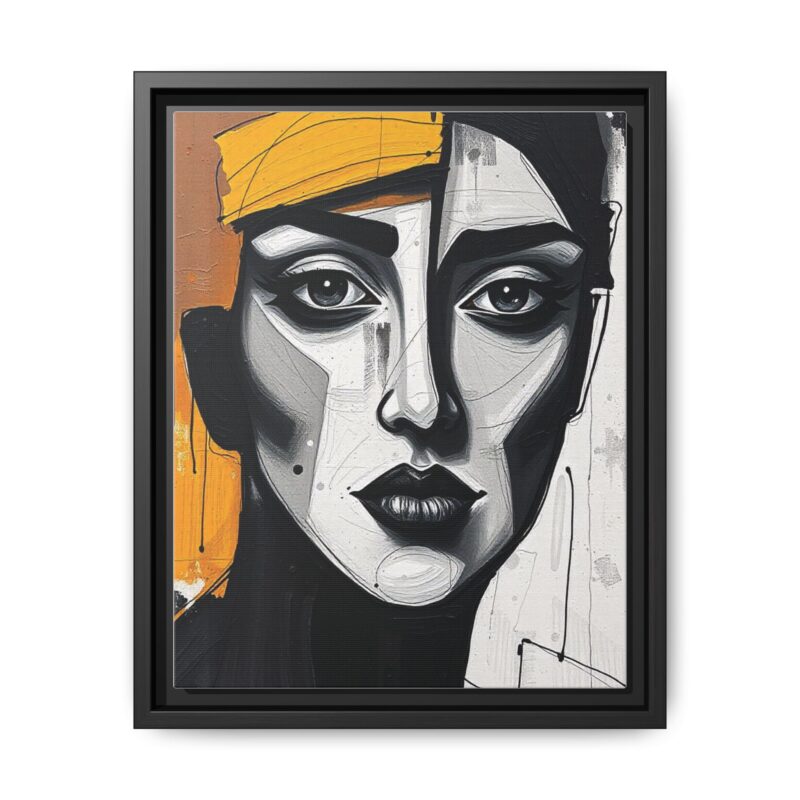 Canvas Print - Abstract Cubist Woman Portrait - Image 10