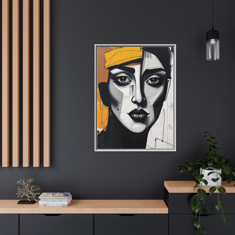 Canvas Print - Abstract Cubist Woman Portrait - Image 81
