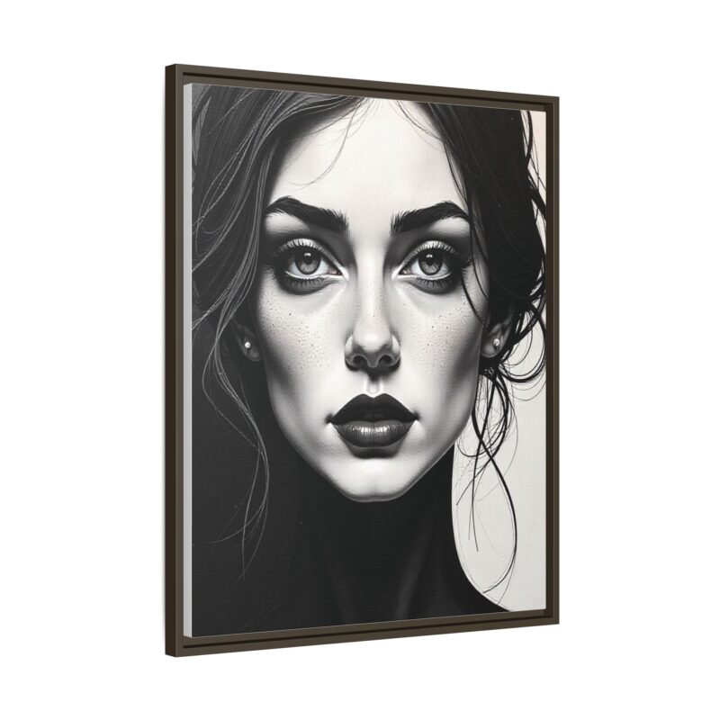 Canvas Wall Art - Abstract Woman's Face Portrait - Image 90