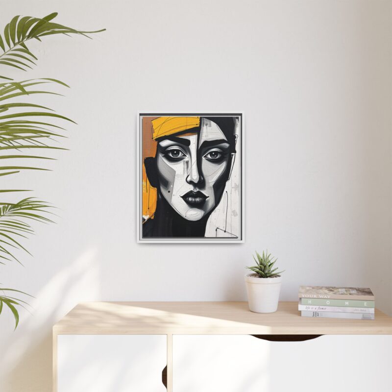 Canvas Print - Abstract Cubist Woman Portrait - Image 60
