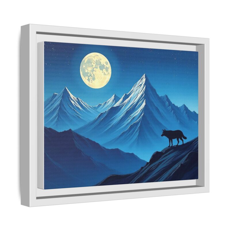 Canvas Wall Art: Moonlit Mountain Landscape - Image 47