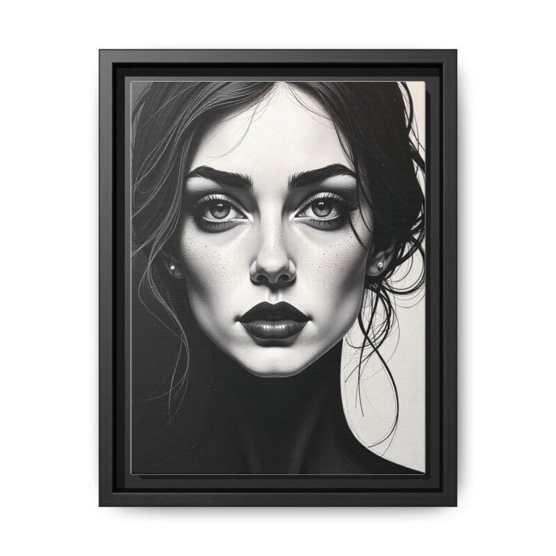 Canvas Wall Art - Abstract Woman's Face Portrait - Image 5