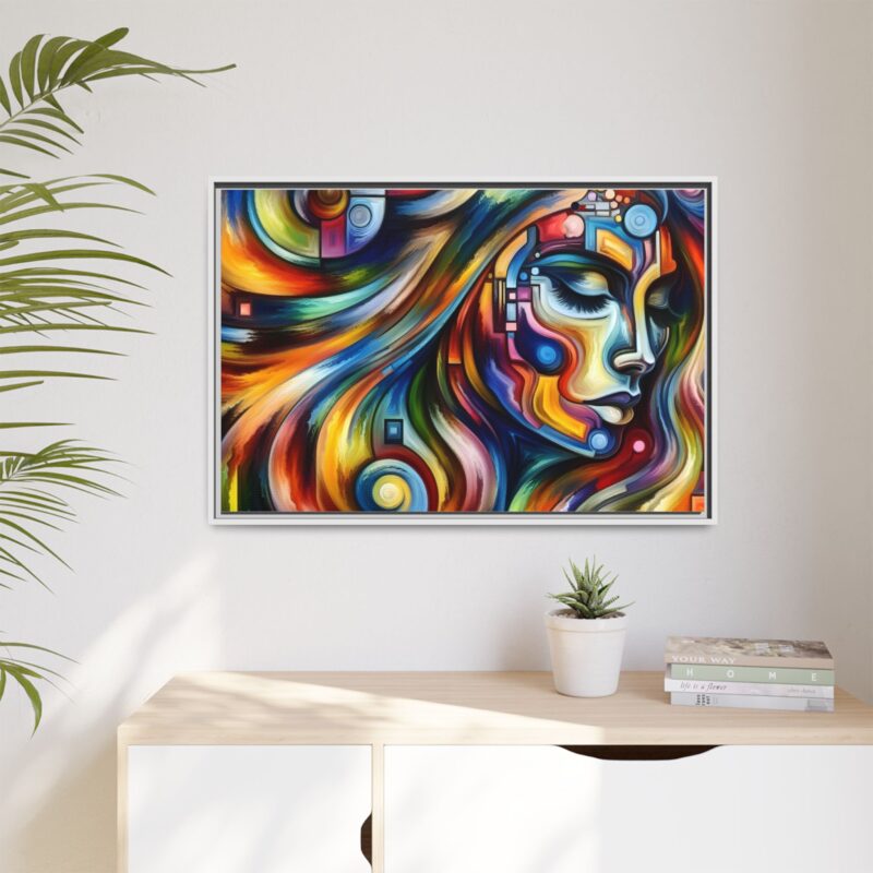 Abstract Woman Canvas Art - Elegant and Contemporary Wall Decor - Image 104