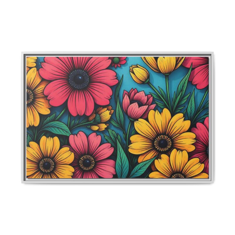 Matte Canvas, Framed Pop Garden - Image 101