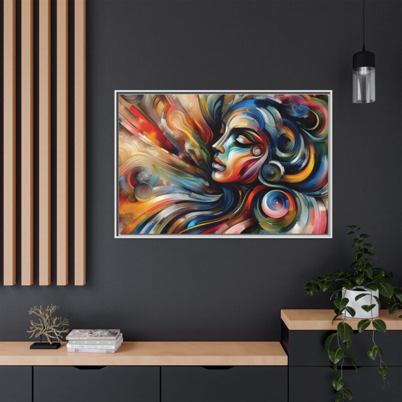 Canvas Abstract Art of a Woman - Modern & Minimalist Wall Decor - Image 117