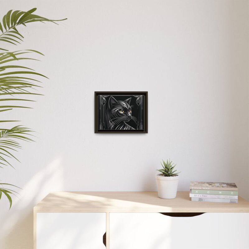 Glamorous Black Cat Art Deco Prints - Stylish and Dark Home Decor - Image 37