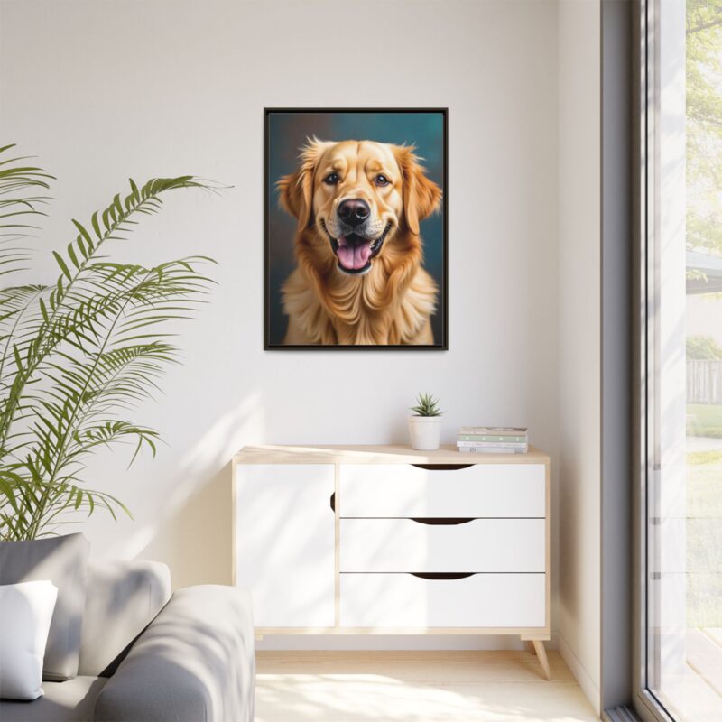 Wall Art - Golden Retriever Smile Matte Canvas - Image 105