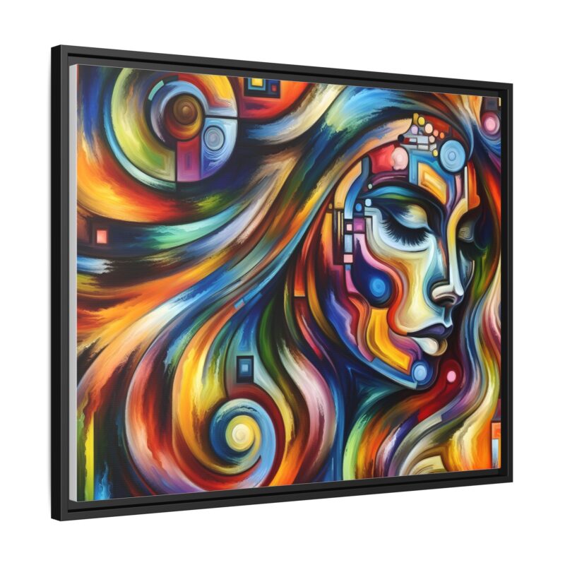 Abstract Woman Canvas Art - Elegant and Contemporary Wall Decor - Image 123