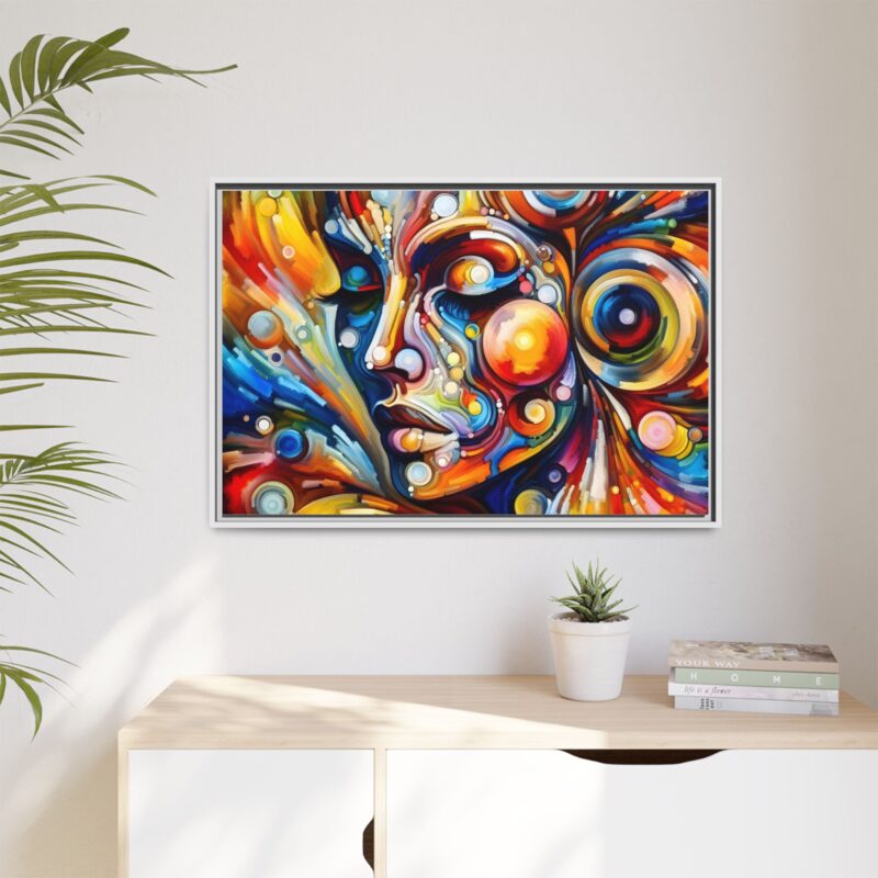 Abstract Woman Portrait on Canvas - Artistic and Stylish Wall Art - Image 104