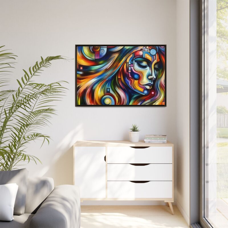 Abstract Woman Canvas Art - Elegant and Contemporary Wall Decor - Image 116