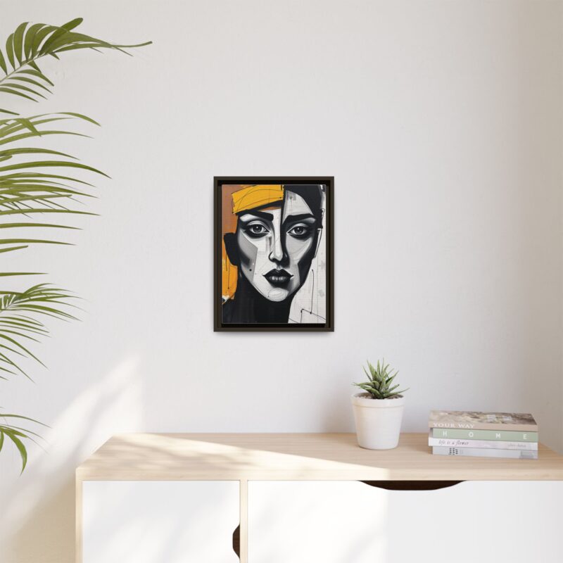 Canvas Print - Abstract Cubist Woman Portrait - Image 48