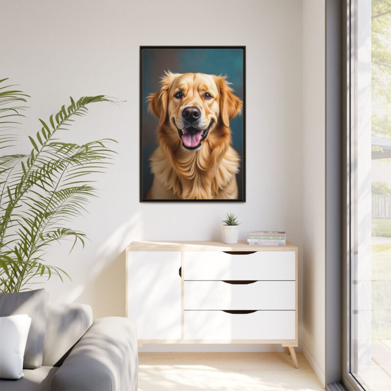 Wall Art - Golden Retriever Smile Matte Canvas - Image 113