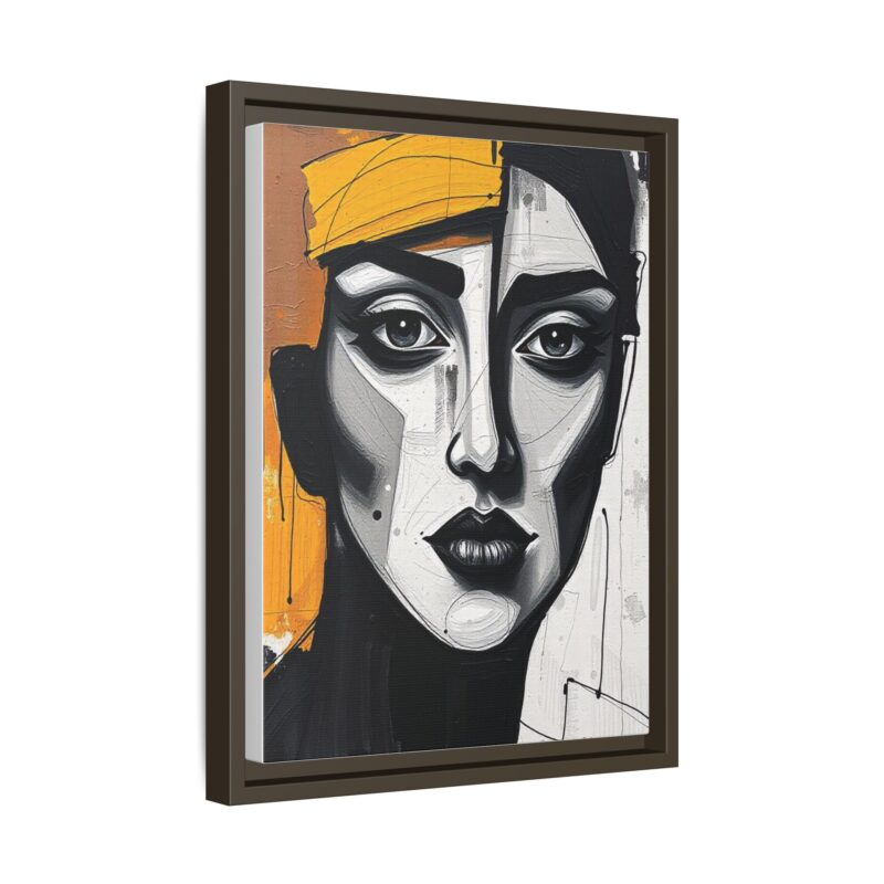 Canvas Print - Abstract Cubist Woman Portrait - Image 47