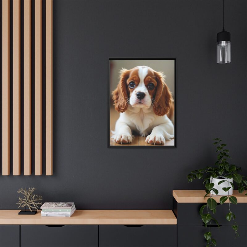 A beautifully detailed canvas print of a Cavalier King Charles Spaniel" - Image 29