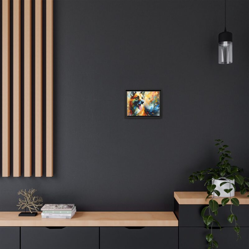 Abstract Dog Portrait Art - Unique Canvas for Pet Lovers - Image 5
