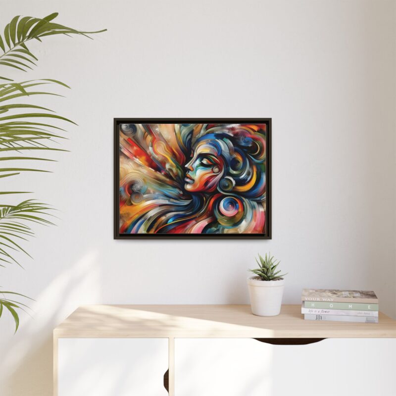 Canvas Abstract Art of a Woman - Modern & Minimalist Wall Decor - Image 76