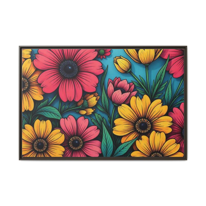 Matte Canvas, Framed Pop Garden - Image 114
