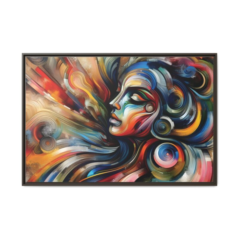 Canvas Abstract Art of a Woman - Modern & Minimalist Wall Decor - Image 114