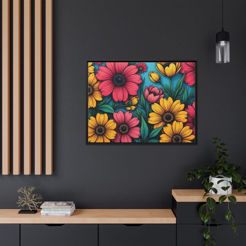 Matte Canvas, Framed Pop Garden - Image 37