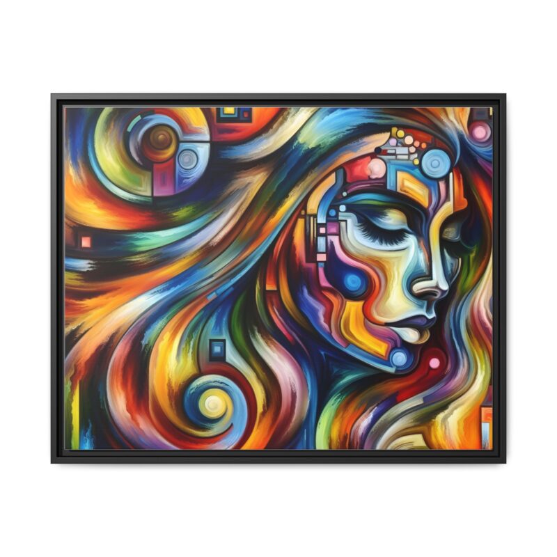 Abstract Woman Canvas Art - Elegant and Contemporary Wall Decor - Image 122