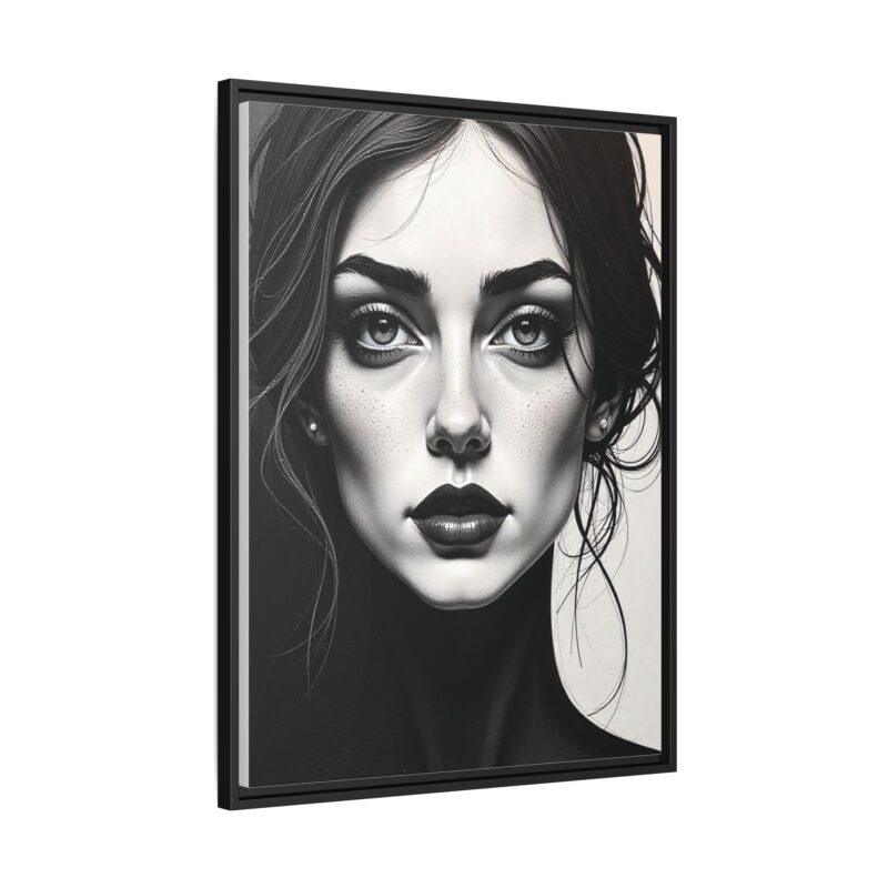 Canvas Wall Art - Abstract Woman's Face Portrait - Image 26