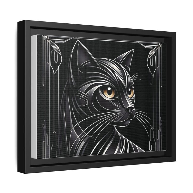 Glamorous Black Cat Art Deco Prints - Stylish and Dark Home Decor - Image 7