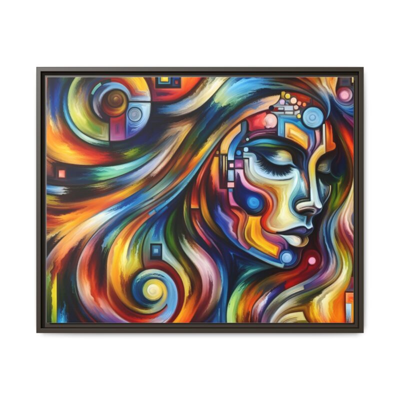 Abstract Woman Canvas Art - Elegant and Contemporary Wall Decor - Image 126