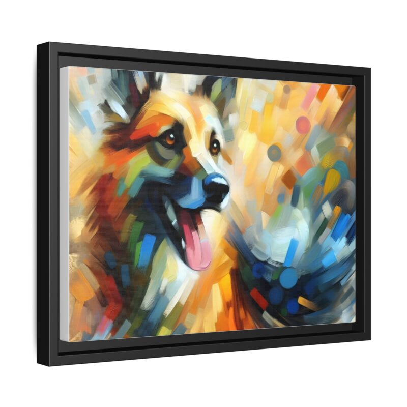Abstract Dog Portrait Art - Unique Canvas for Pet Lovers - Image 15