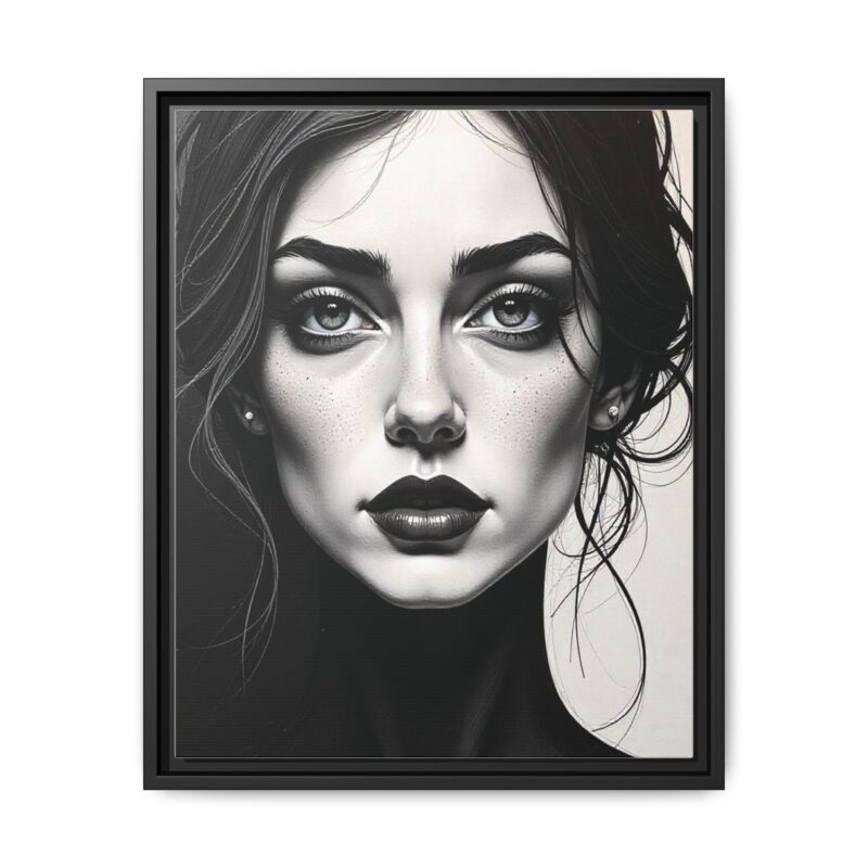 Canvas Wall Art - Abstract Woman's Face Portrait - Image 17