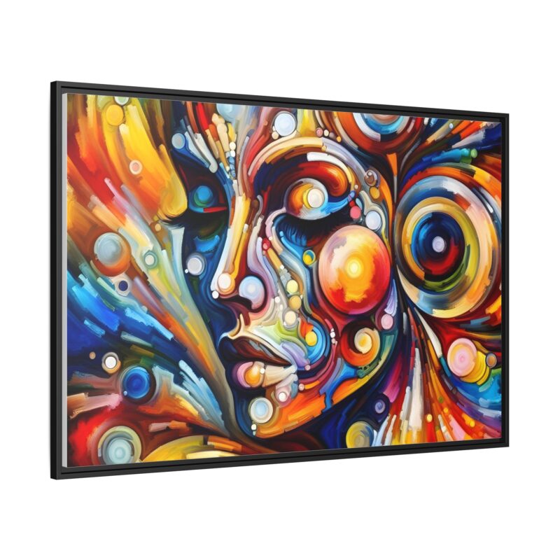 Abstract Woman Portrait on Canvas - Artistic and Stylish Wall Art - Image 3