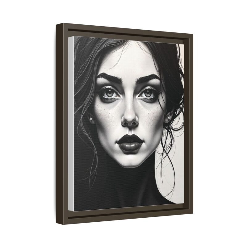 Canvas Wall Art - Abstract Woman's Face Portrait - Image 38