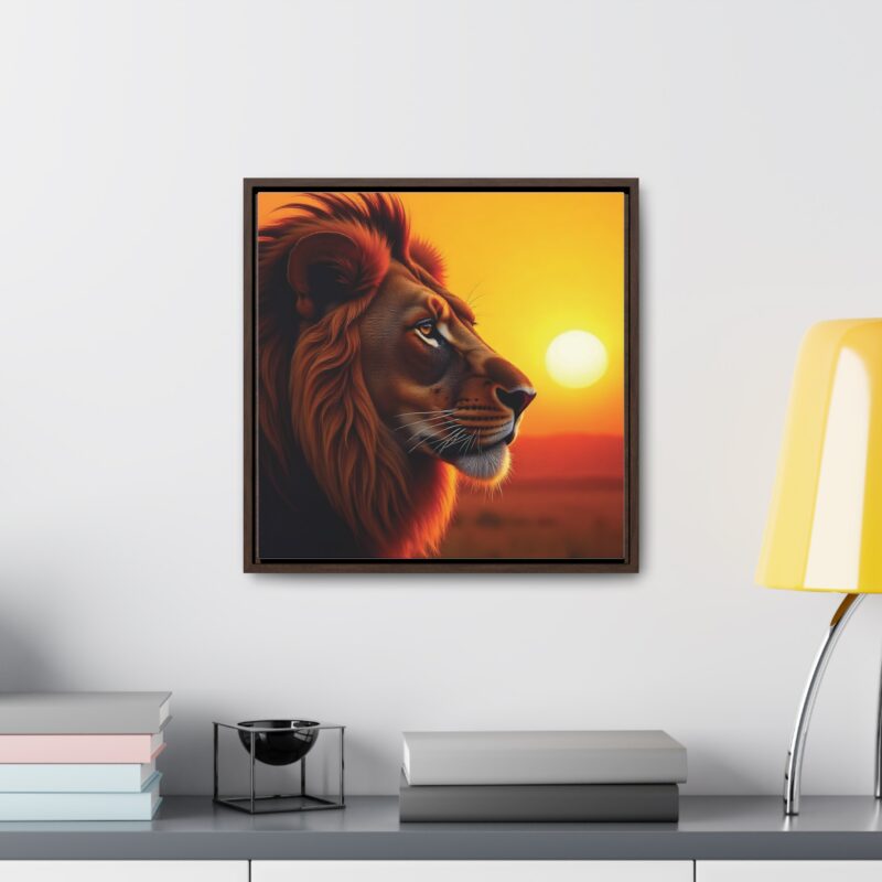 Canvas Wraps - Majestic Lion in Golden Sunset - Image 24