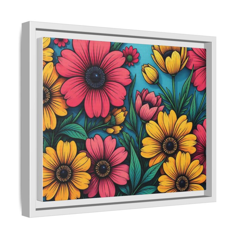 Matte Canvas, Framed Pop Garden - Image 55