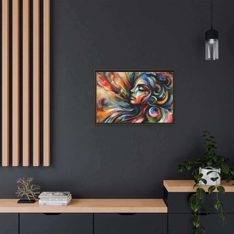 Canvas Abstract Art of a Woman - Modern & Minimalist Wall Decor - Image 81
