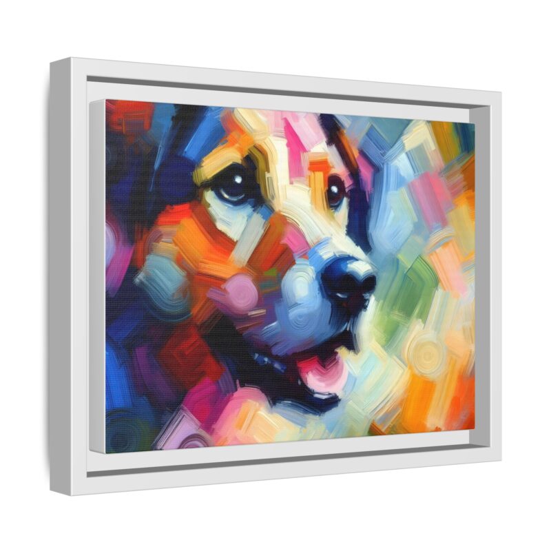 Contemporary Abstract Dog Painting - Vibrant Wall Art Deco - Image 11