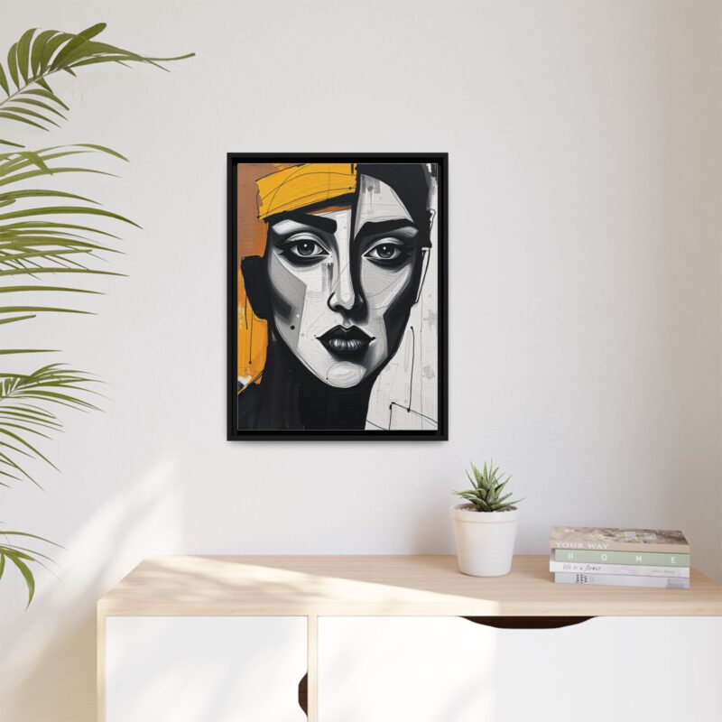 Canvas Print - Abstract Cubist Woman Portrait - Image 24