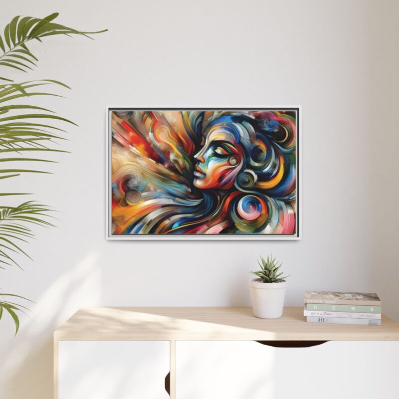Canvas Abstract Art of a Woman - Modern & Minimalist Wall Decor - Image 88