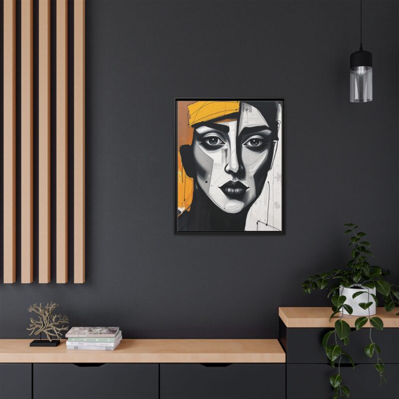 Canvas Print - Abstract Cubist Woman Portrait - Image 85