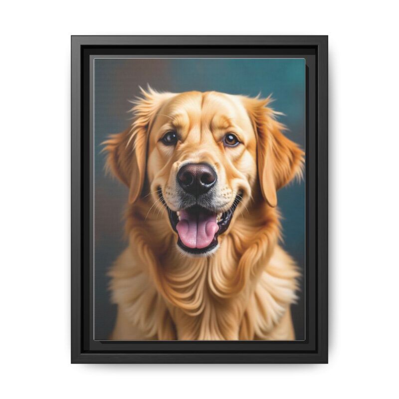 Wall Art - Golden Retriever Smile Matte Canvas - Image 6