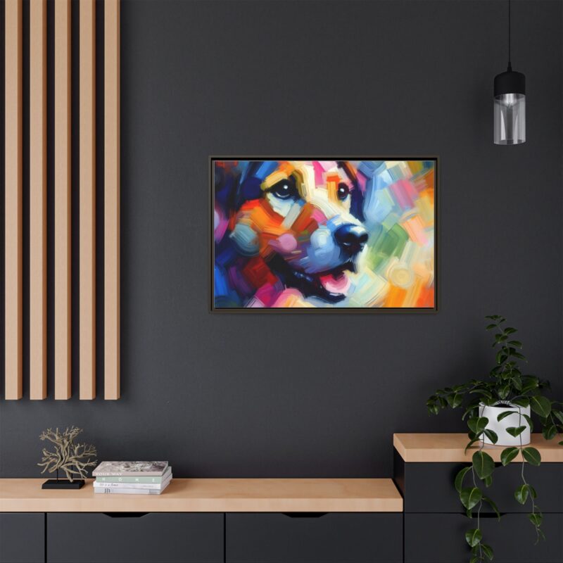 Contemporary Abstract Dog Painting - Vibrant Wall Art Deco - Image 36