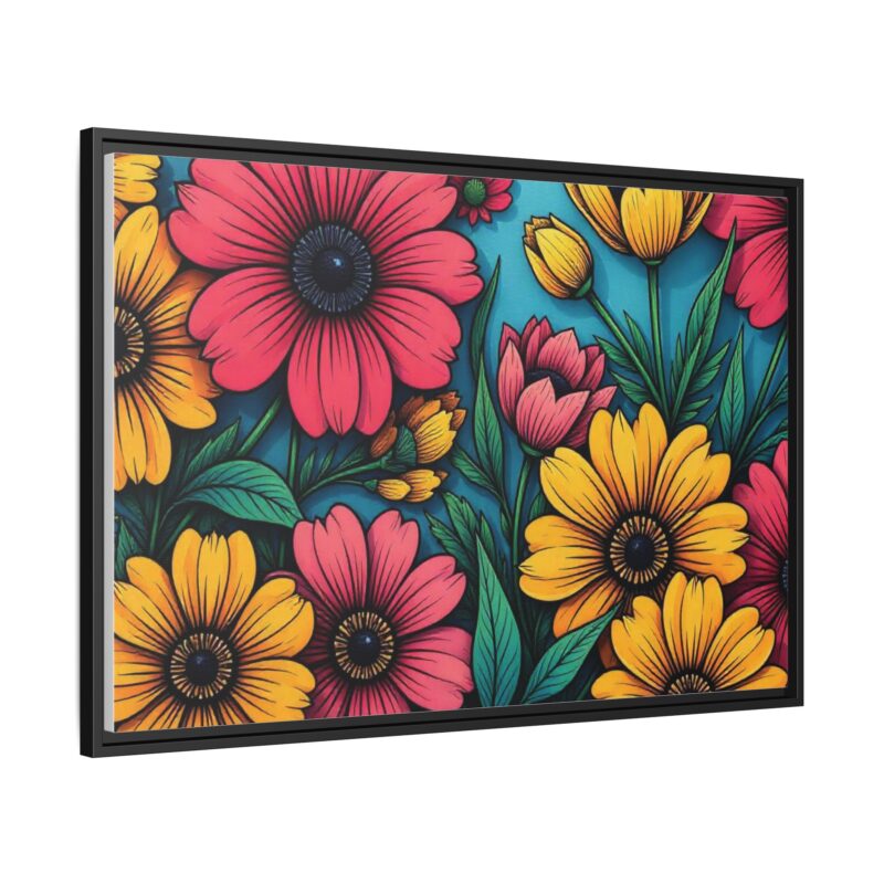 Matte Canvas, Framed Pop Garden - Image 35
