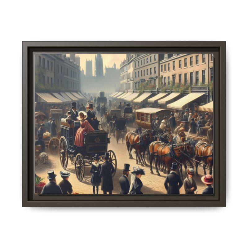 Matte Canvas, Framed Regency Elegance: England in the 1820s - Image 50