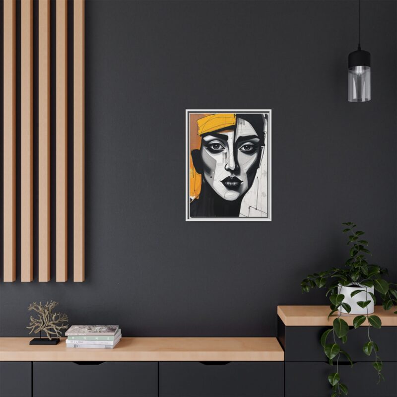 Canvas Print - Abstract Cubist Woman Portrait - Image 65