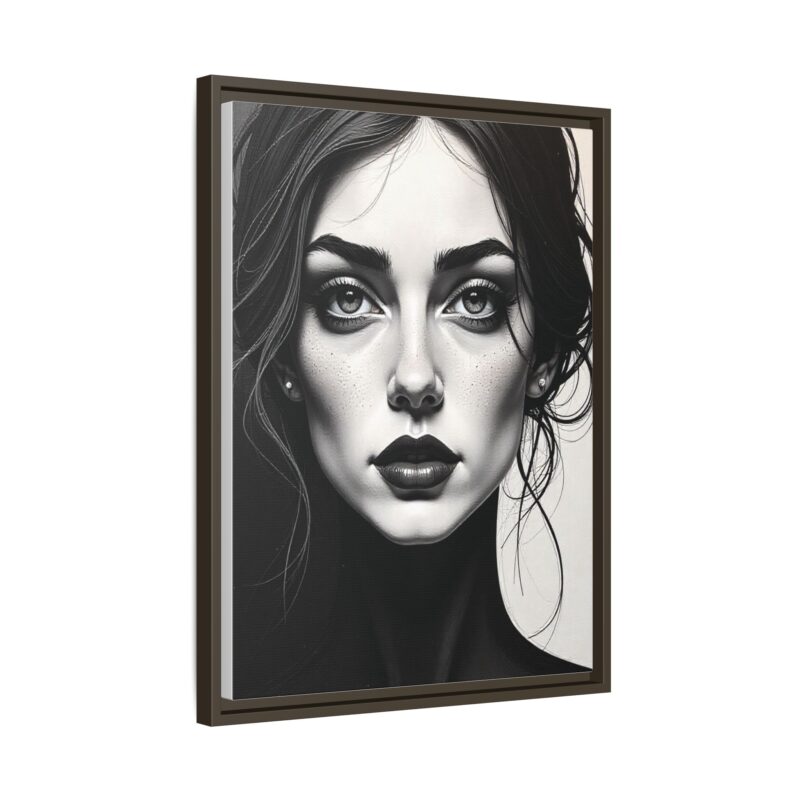 Canvas Wall Art - Abstract Woman's Face Portrait - Image 62