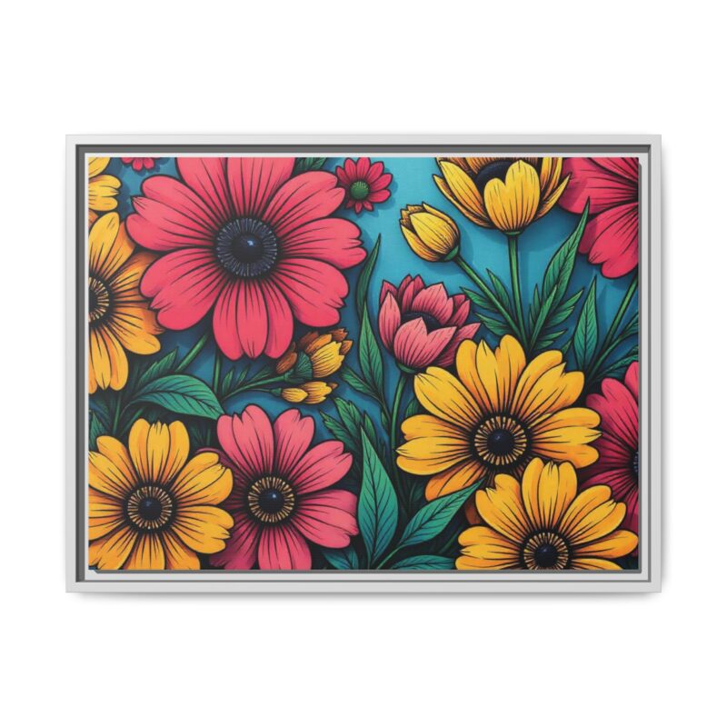 Matte Canvas, Framed Pop Garden - Image 78