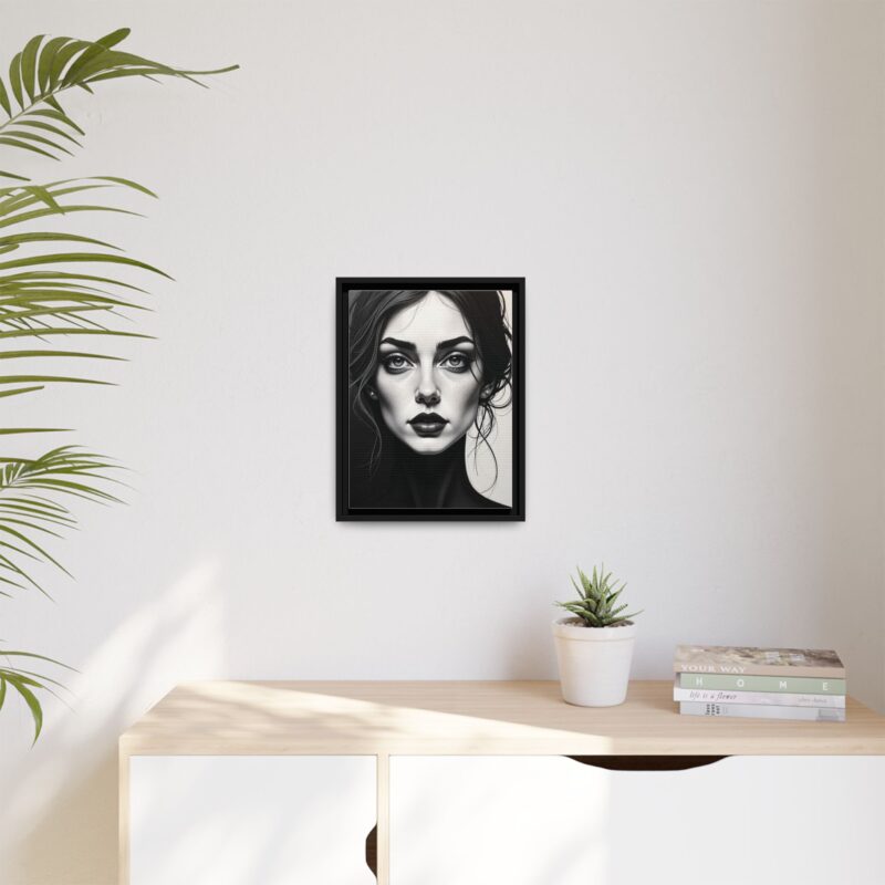Canvas Wall Art - Abstract Woman's Face Portrait - Image 15