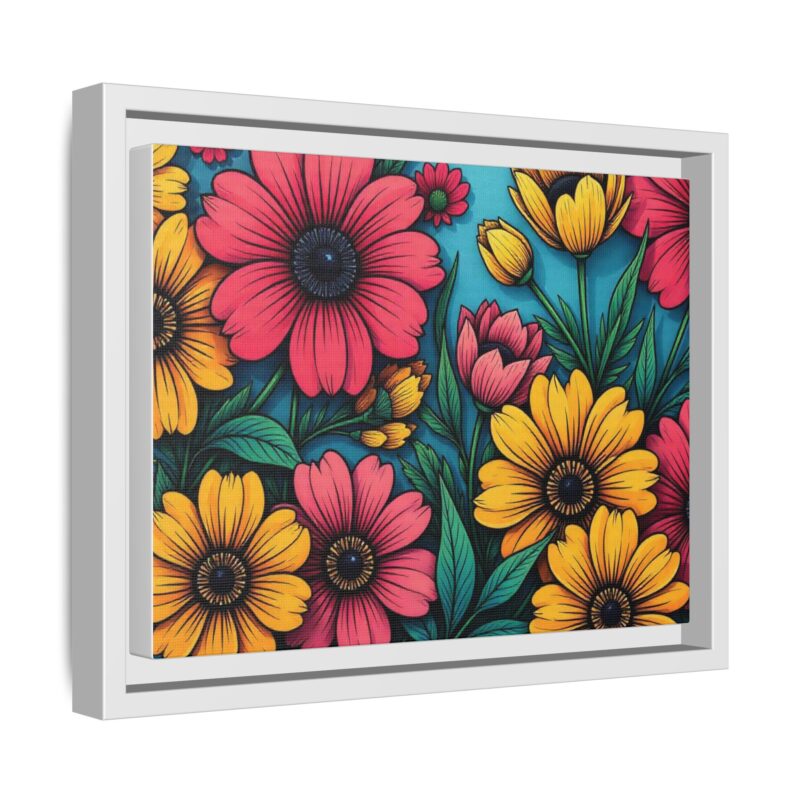 Matte Canvas, Framed Pop Garden - Image 47