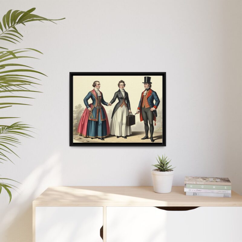 Canvas Art: 1820s England Matte Canvas Print - Image 24