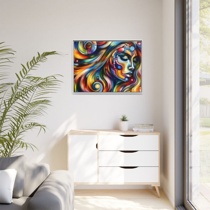 Abstract Woman Canvas Art - Elegant and Contemporary Wall Decor - Image 112